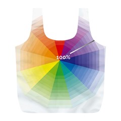 Colour Value Diagram Circle Round Full Print Recycle Bags (l)  by Mariart