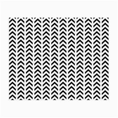 Chevron Triangle Black Small Glasses Cloth (2-side)