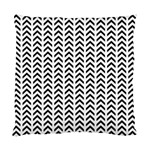 Chevron Triangle Black Standard Cushion Case (Two Sides) Front