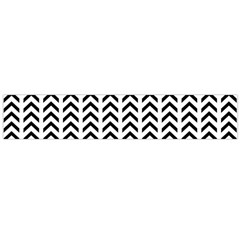 Chevron Triangle Black Flano Scarf (large) by Mariart