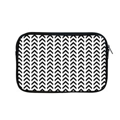 Chevron Triangle Black Apple Macbook Pro 13  Zipper Case