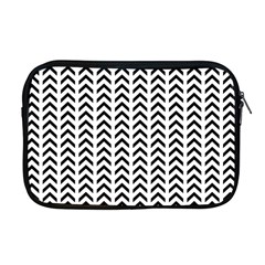 Chevron Triangle Black Apple Macbook Pro 17  Zipper Case by Mariart