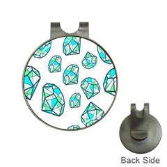 Brilliant Diamond Green Blue White Hat Clips With Golf Markers