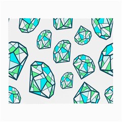 Brilliant Diamond Green Blue White Small Glasses Cloth (2-side)