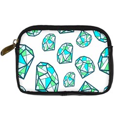 Brilliant Diamond Green Blue White Digital Camera Cases by Mariart