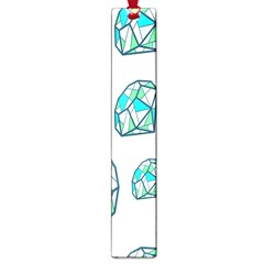 Brilliant Diamond Green Blue White Large Book Marks by Mariart