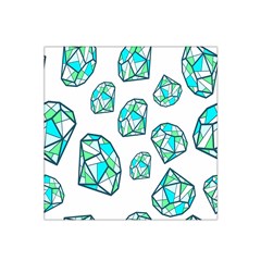 Brilliant Diamond Green Blue White Satin Bandana Scarf by Mariart