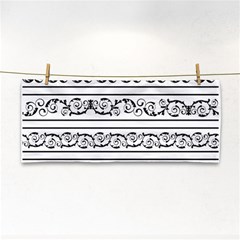 Black White Decorative Ornaments Cosmetic Storage Cases by Mariart