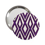 Diamond Key Stripe Purple Chevron 2.25  Handbag Mirrors Front