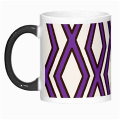 Diamond Key Stripe Purple Chevron Morph Mugs