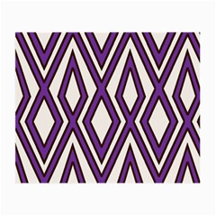 Diamond Key Stripe Purple Chevron Small Glasses Cloth by Mariart