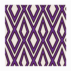 Diamond Key Stripe Purple Chevron Medium Glasses Cloth by Mariart