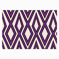 Diamond Key Stripe Purple Chevron Large Glasses Cloth by Mariart