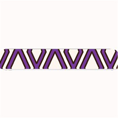 Diamond Key Stripe Purple Chevron Small Bar Mats by Mariart