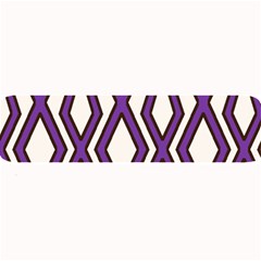 Diamond Key Stripe Purple Chevron Large Bar Mats