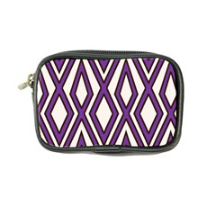 Diamond Key Stripe Purple Chevron Coin Purse