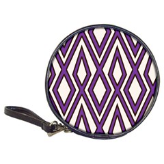 Diamond Key Stripe Purple Chevron Classic 20-cd Wallets by Mariart