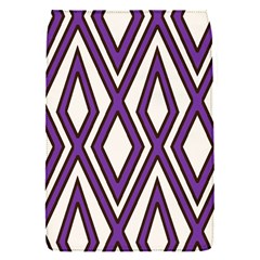 Diamond Key Stripe Purple Chevron Flap Covers (s)  by Mariart