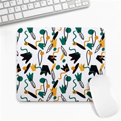 Flowers Duck Legs Line Large Mousepads