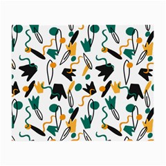 Flowers Duck Legs Line Small Glasses Cloth by Mariart