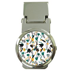 Flowers Duck Legs Line Money Clip Watches by Mariart