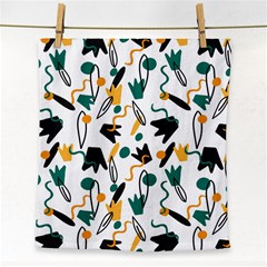 Flowers Duck Legs Line Face Towel