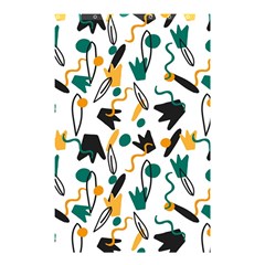 Flowers Duck Legs Line Shower Curtain 48  X 72  (small)  by Mariart