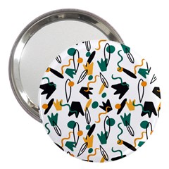 Flowers Duck Legs Line 3  Handbag Mirrors by Mariart