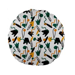 Flowers Duck Legs Line Standard 15  Premium Flano Round Cushions by Mariart