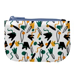 Flowers Duck Legs Line Large Coin Purse by Mariart