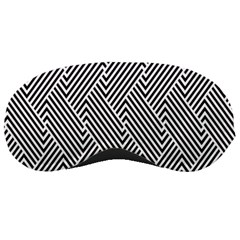 Escher Striped Black And White Plain Vinyl Sleeping Masks by Mariart