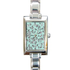 Cockroach Insects Rectangle Italian Charm Watch