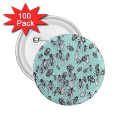 Cockroach Insects 2 25  Buttons (100 Pack) 