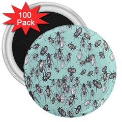 Cockroach Insects 3  Magnets (100 Pack)