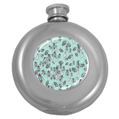 Cockroach Insects Round Hip Flask (5 Oz) by Mariart