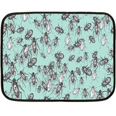 Cockroach Insects Fleece Blanket (mini) by Mariart