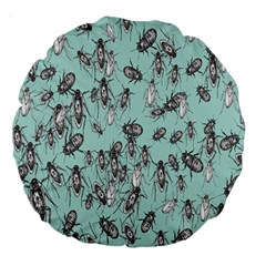 Cockroach Insects Large 18  Premium Round Cushions