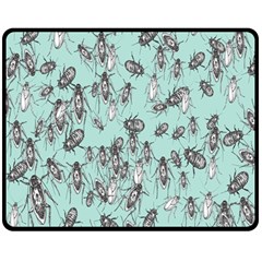 Cockroach Insects Double Sided Fleece Blanket (medium)  by Mariart