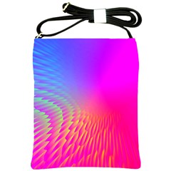 Light Aurora Pink Purple Gold Shoulder Sling Bags