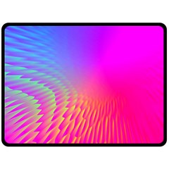 Light Aurora Pink Purple Gold Fleece Blanket (large)  by Mariart