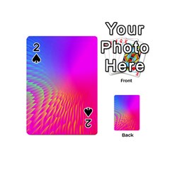 Light Aurora Pink Purple Gold Playing Cards 54 (mini)  by Mariart