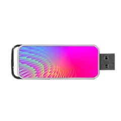 Light Aurora Pink Purple Gold Portable Usb Flash (two Sides) by Mariart