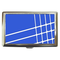 Line Stripes Blue Cigarette Money Cases