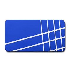 Line Stripes Blue Medium Bar Mats by Mariart