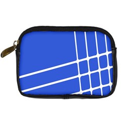 Line Stripes Blue Digital Camera Cases