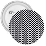 Funky Chevron Stripes Triangles 3  Buttons Front