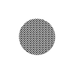 Funky Chevron Stripes Triangles Golf Ball Marker (10 Pack)