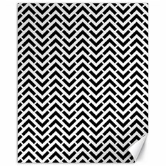 Funky Chevron Stripes Triangles Canvas 16  X 20  