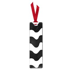 Lokki Cotton White Black Waves Small Book Marks by Mariart