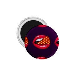 Lip Vector Hipster Example Image Star Sexy Purple Red 1 75  Magnets